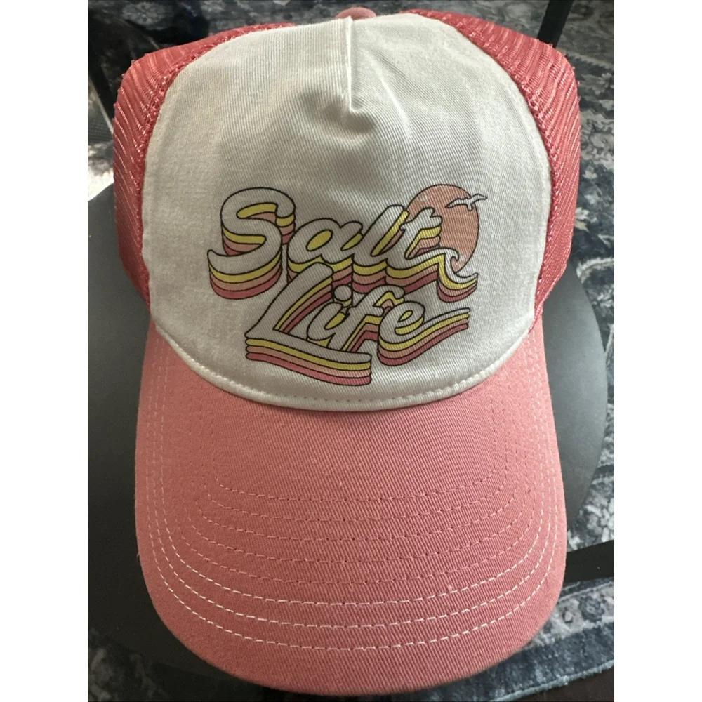 NWT Salt Life - Women’s Coral Baseball Cap Hat Snap Back